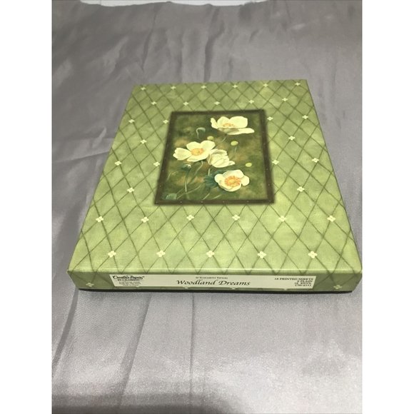 VINTAGE CREATIVE PAPERS STAIONARY WRITING PAPER MAGNOLIAS - Picture 1 of 7